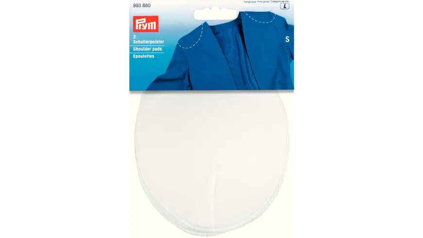 Prym Raglan-Schulterpolster Gr. S weiß