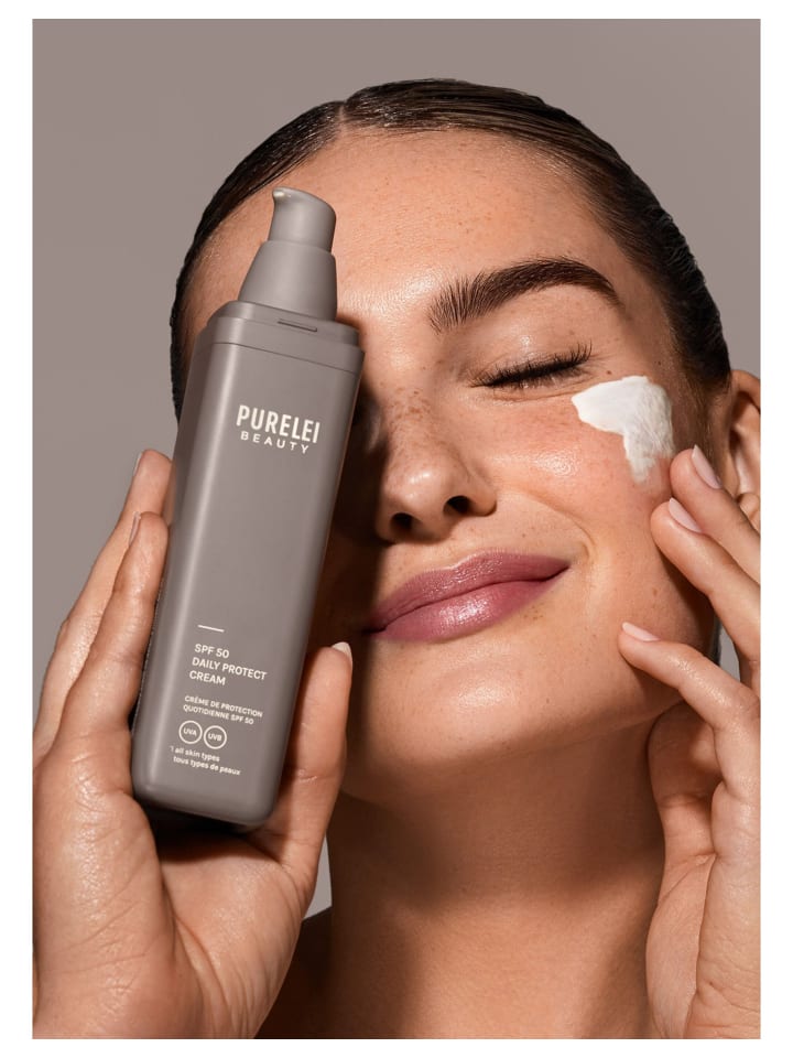 PURELEI Gesichtscreme SPF50 Daily Protect Cream in Weiß günstig kaufen 50 ml