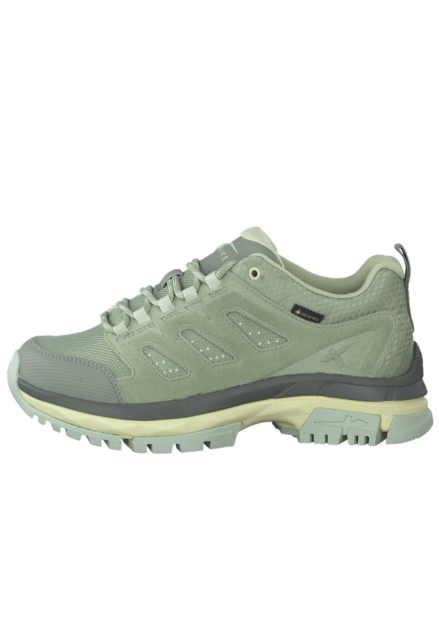 TAMARIS Komfort Schnürer khaki