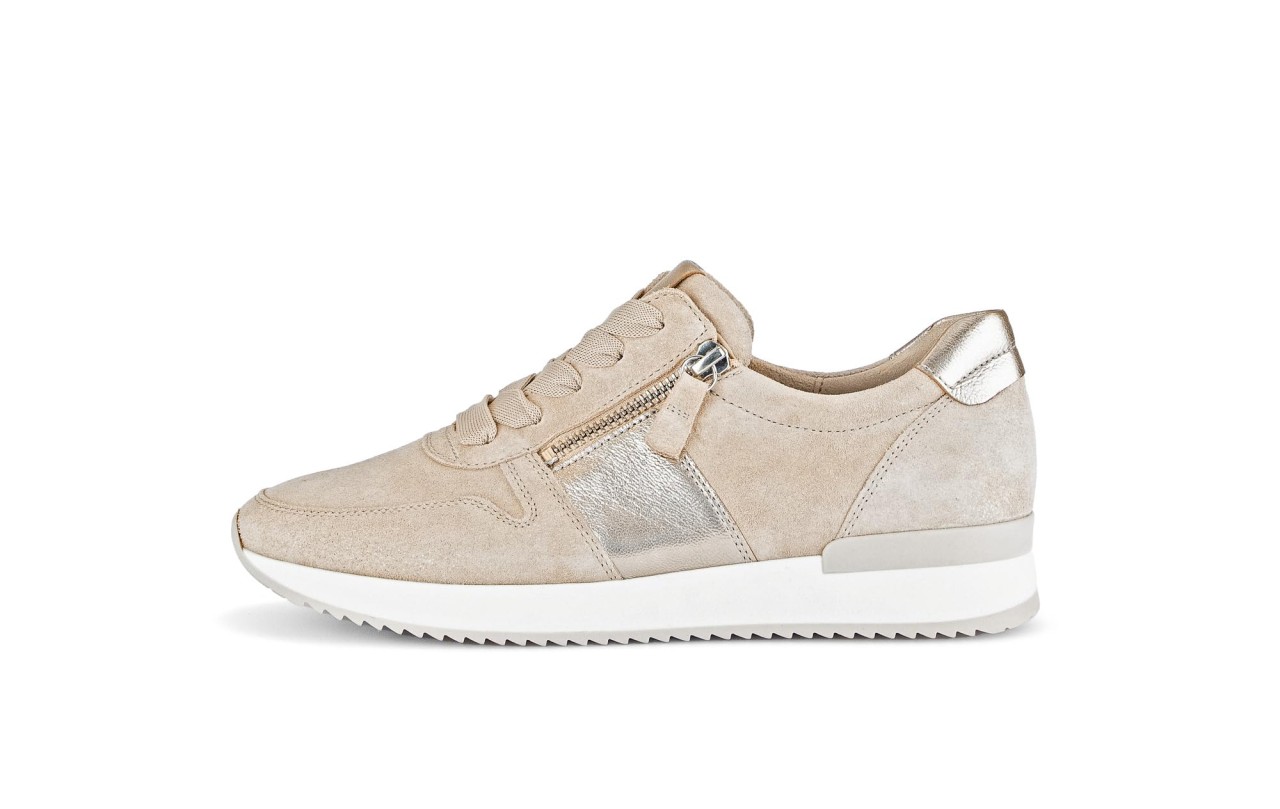 GABOR Freizeit Schnürer beige Gabor Fashion Sneaker low 43.420.32 beig