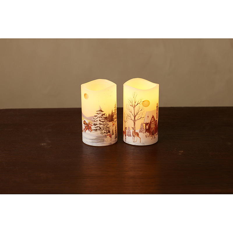 Vie Selected Kubbelys 12,5 cm ø 7,5 cm LED voks print timer
