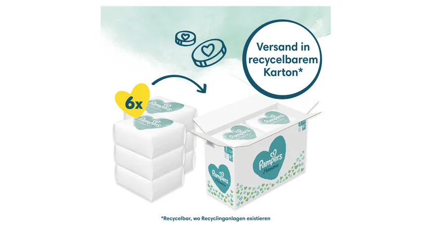 Pampers Harmonie Windeln Gr.3 6-10kg Monatsbox