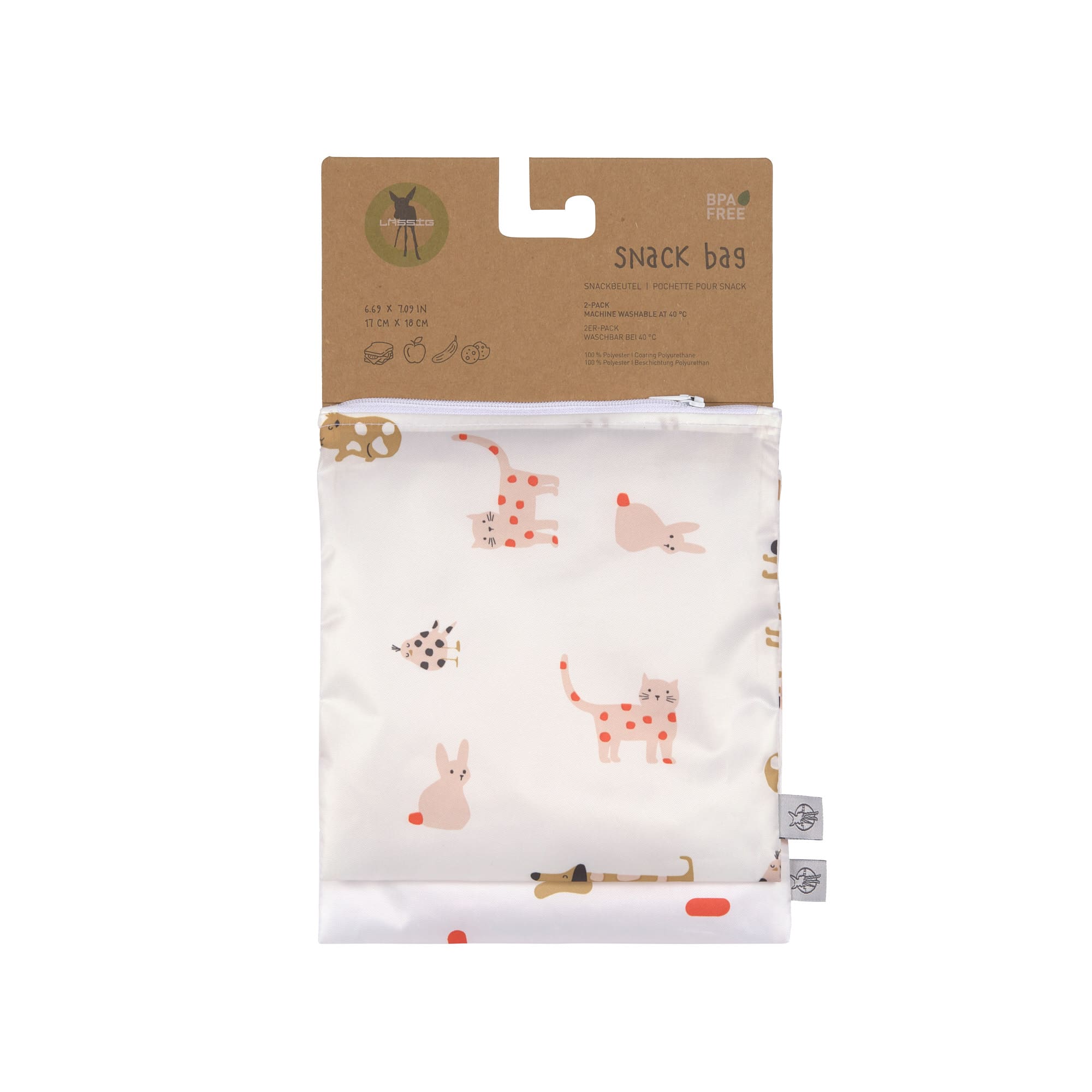 Frühstücksbeutel (2 Stk) - Snack Bag, Little Mateys Spicy Orange