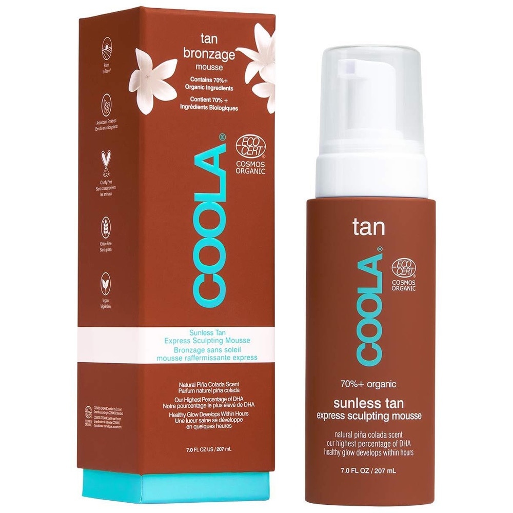 Coola Sunless Tan Express Sculpting Mousse auto-bronzant