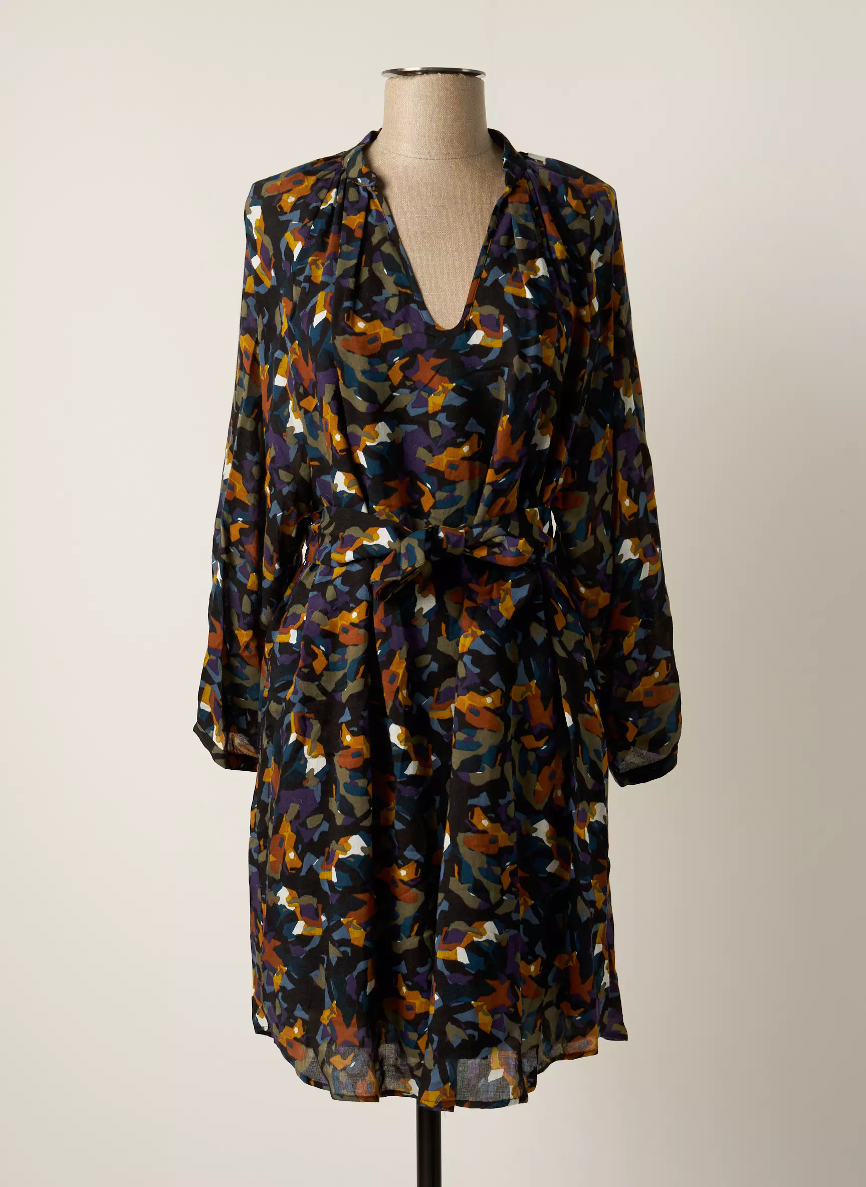 One Step Robes Mi Longues Femme couleur noir