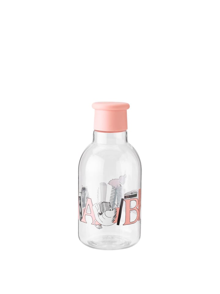 RIG-TIG Trinkflasche Moomin ABC in Rosa | Transparent günstig kaufen onesize