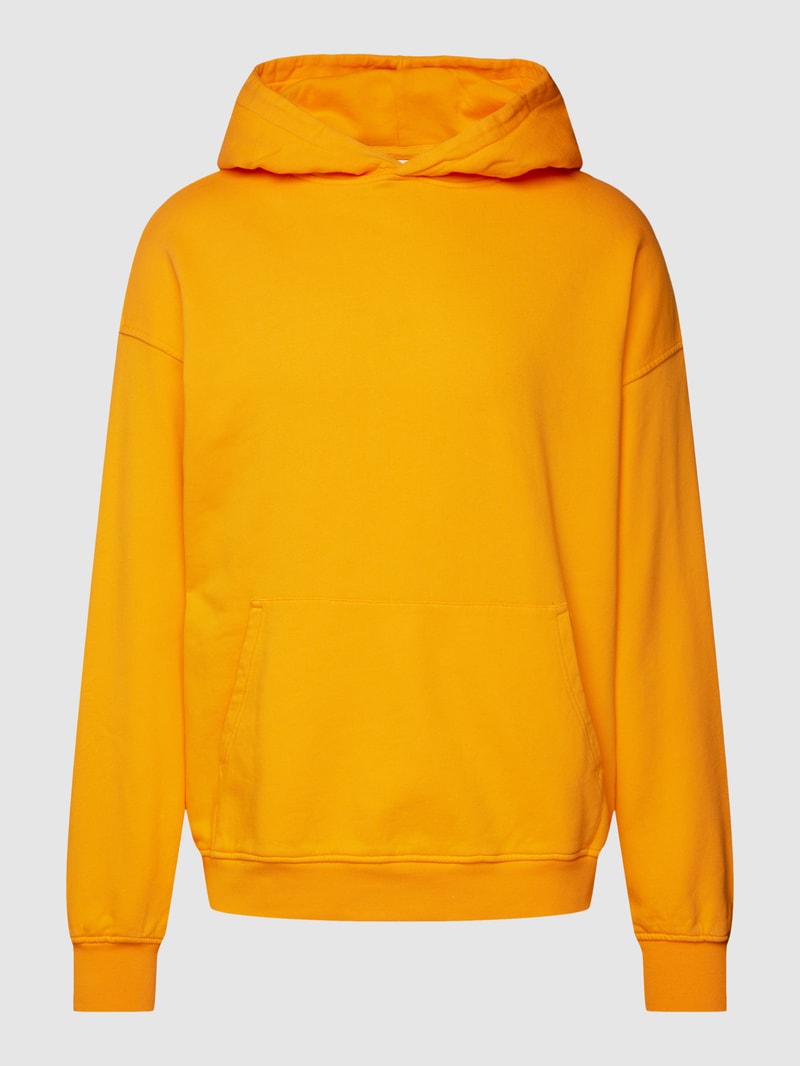 Oversized Hoodie aus Bio-Baumwolle in orange
