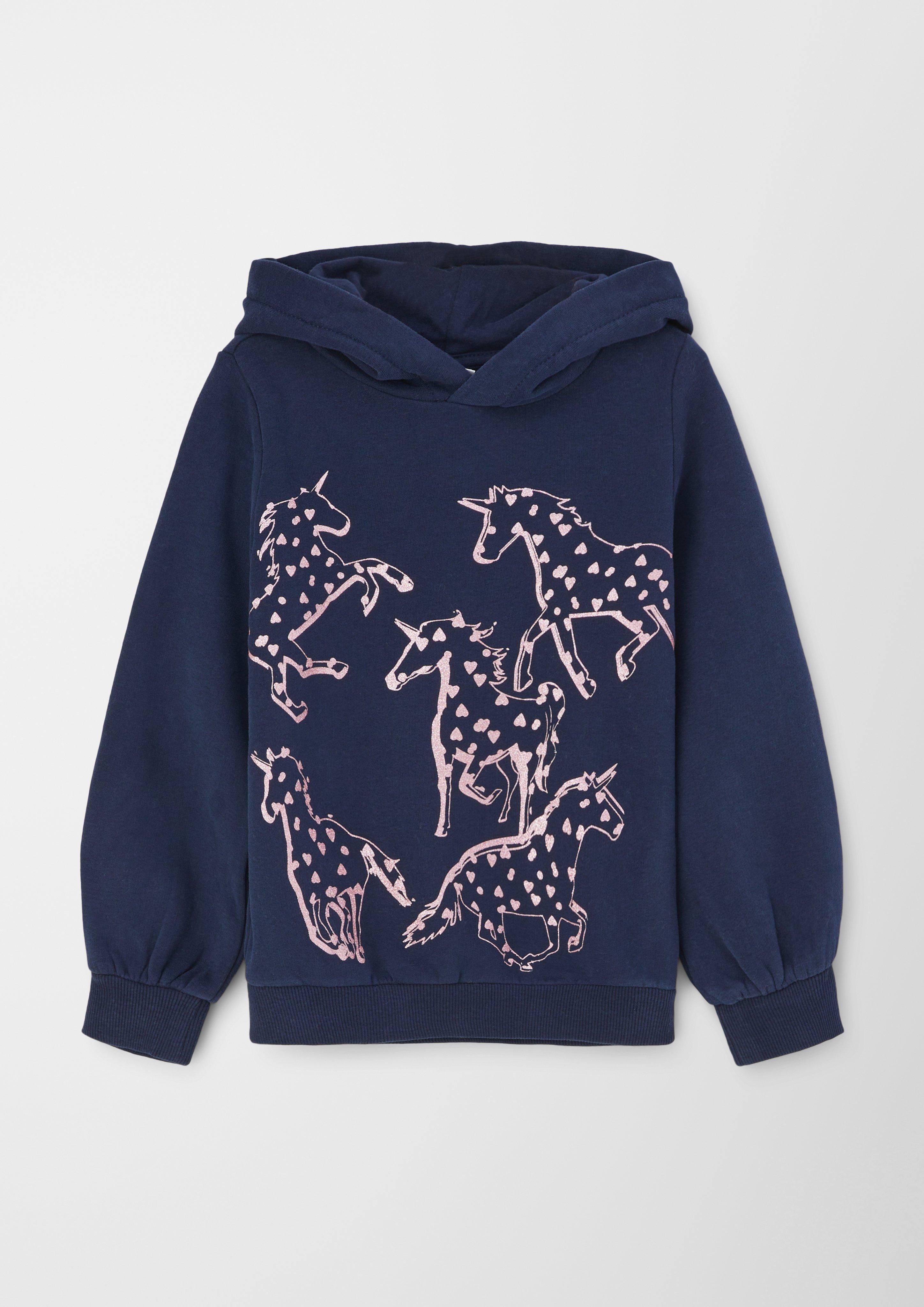 Hoodie mit glitzerndem Print  2123670-5952