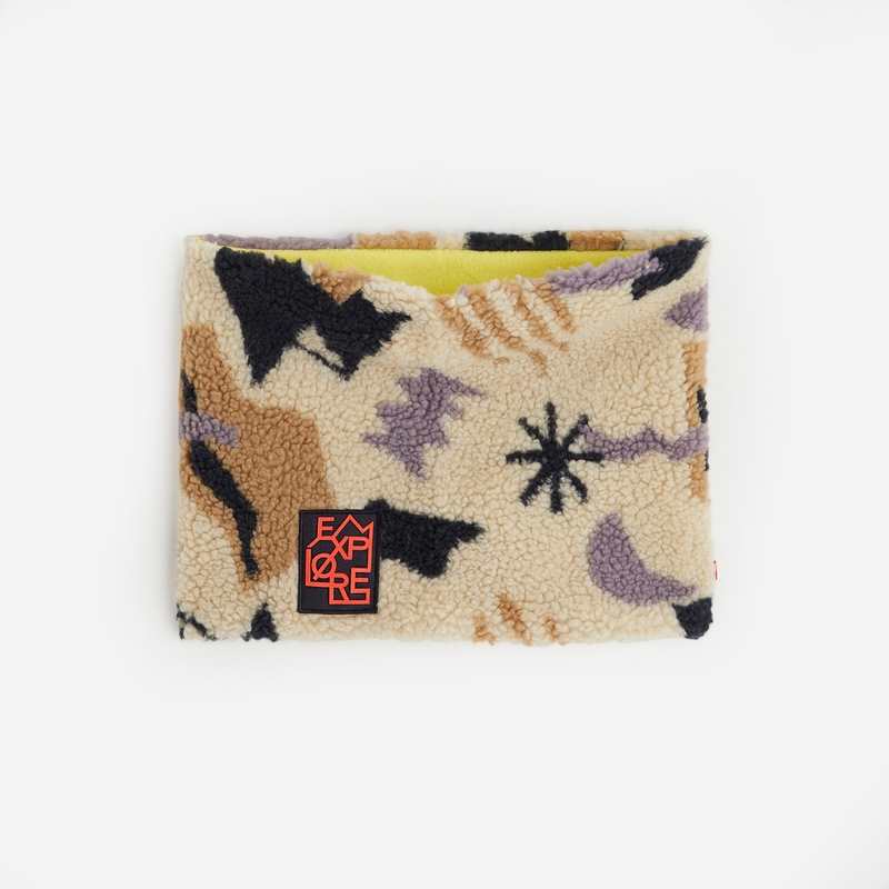 Foulard sherpa pour garçon à imprimés blanc Catimini