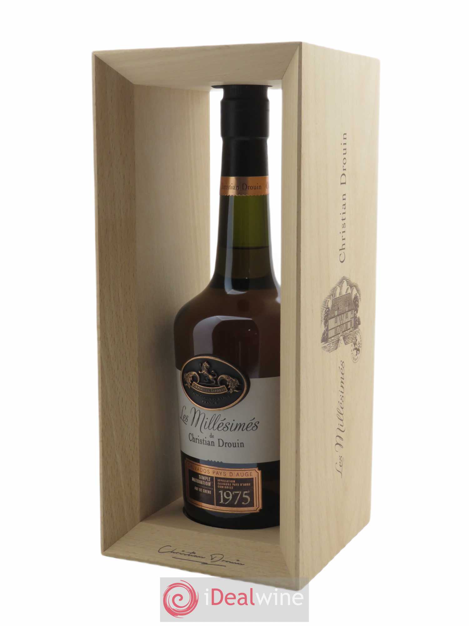 Calvados Christian Drouin Pays d'Auge (70cl) 1975 - Lot de 1 Bouteille
