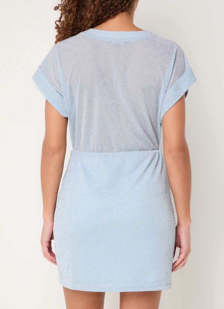 Vestido curto Sanne da Refined Department com lurex