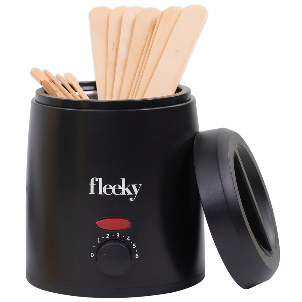 Fleeky Kit d'Épilation Complet - Chauffe-Cire avec Perles dépilatoire