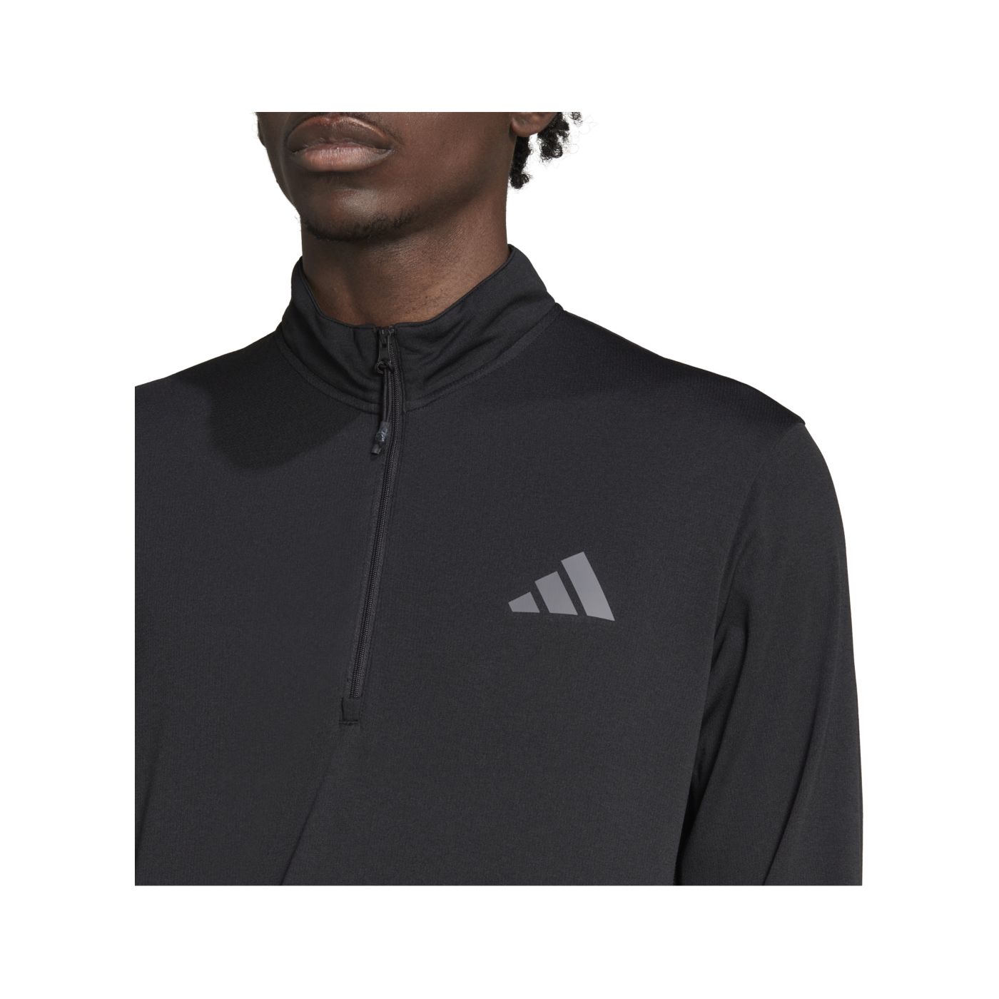 adidas Seasonal HalfZip Sweatshirt Schwarz
