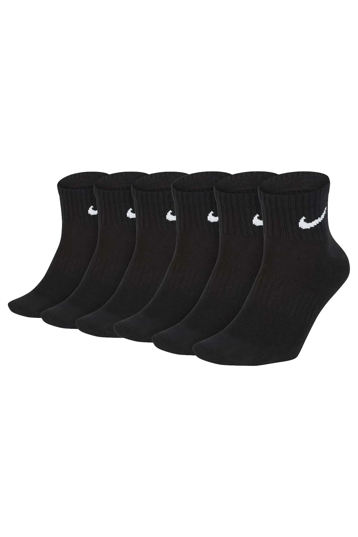 Nike  Unisex 6er Pack Sportsocken – Everyday, Lightweight No Show Ankle, einfarbig
