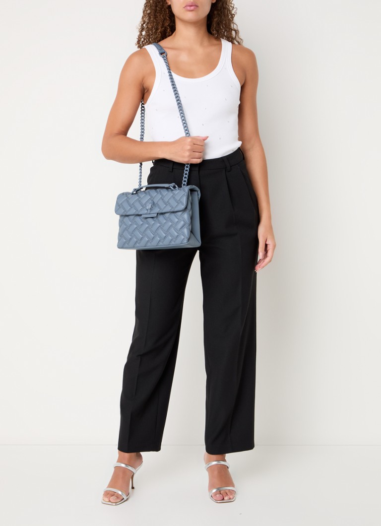 Borsa a tracolla Kensington in pelle trapuntata di Kurt Geiger