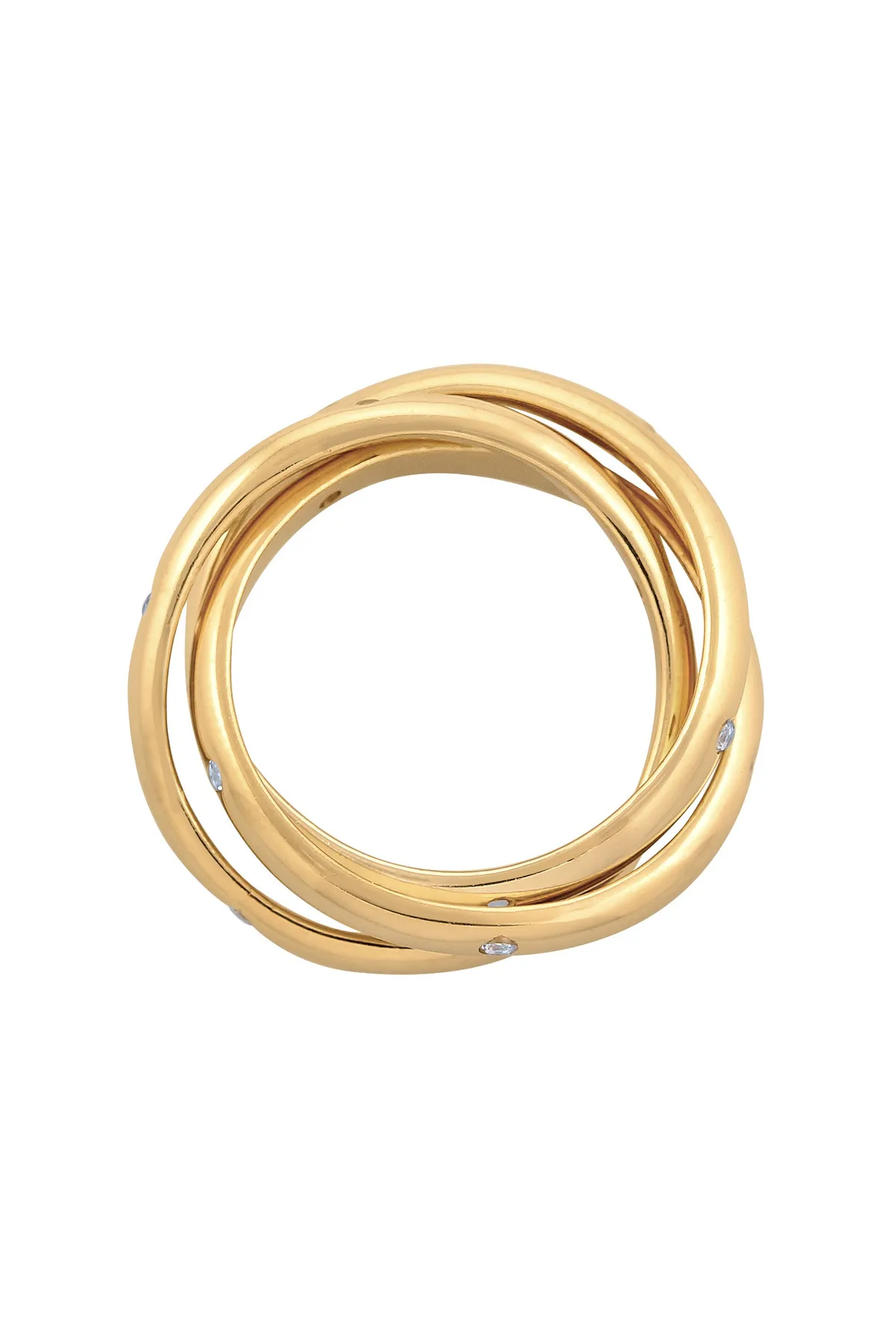 ELLI  Ring Wickelring Trio Basic Zirkonia 925 Silber