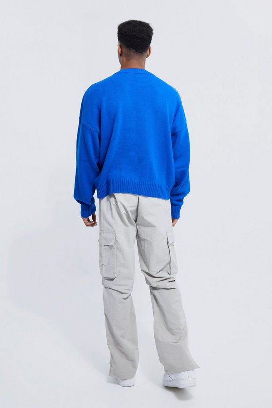 Pullover mit Homme-Stickerei