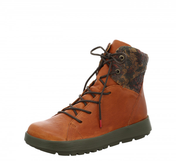 COMODA Schnürboots - Kastanie/Kombi