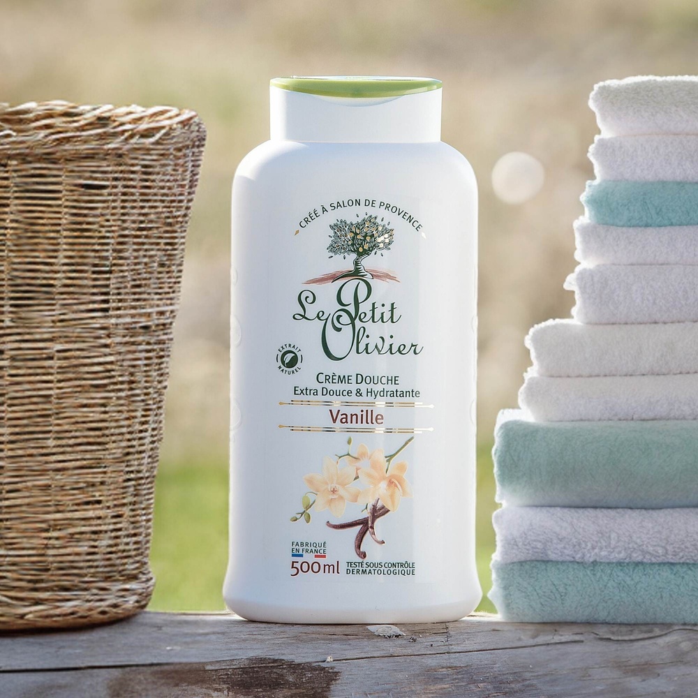 le petit olivier Crème Douche Vanille Crème Douche Extra Douce & Hydratante