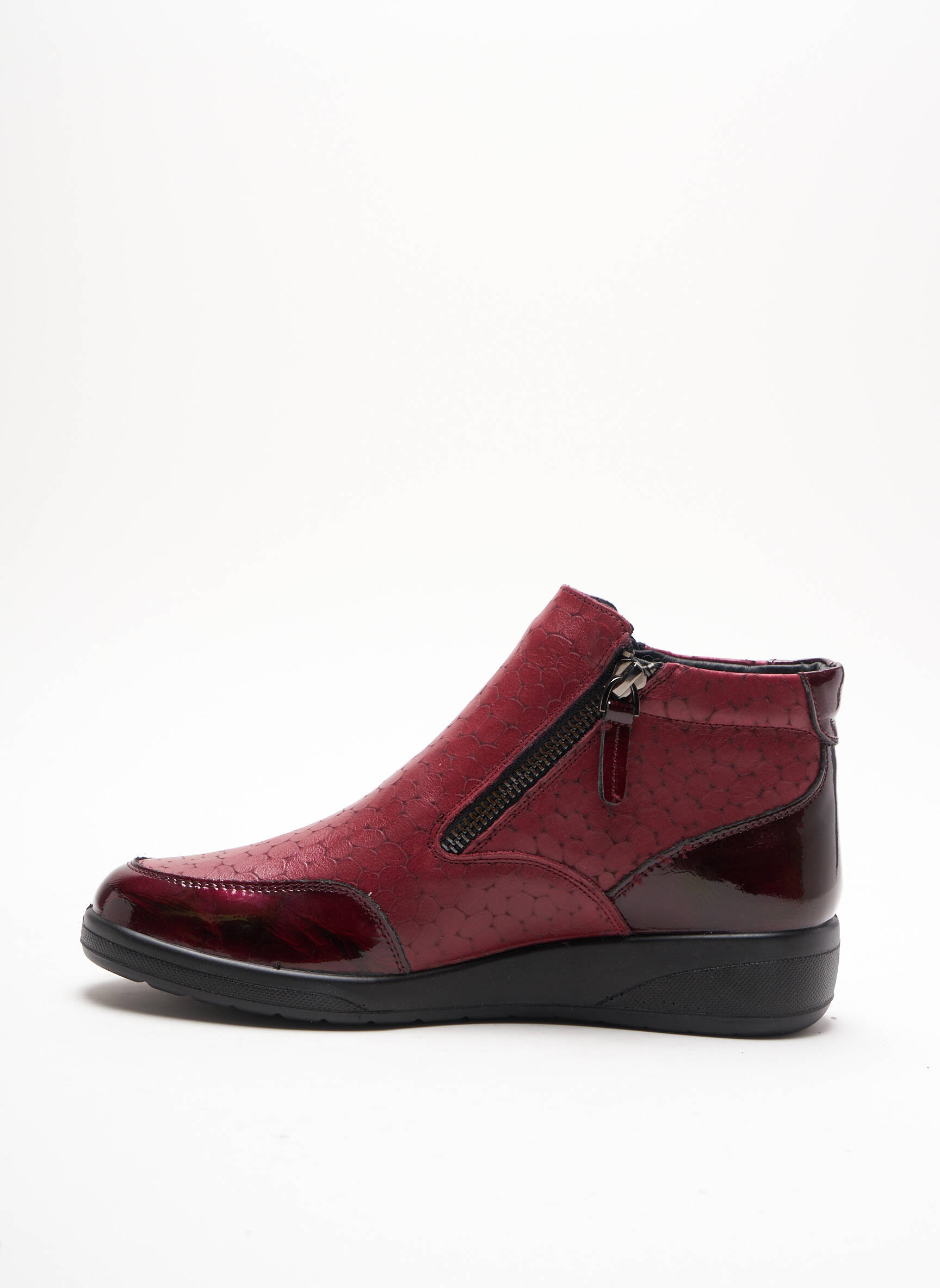 Pedi Girl Bottines Femme couleur rouge
