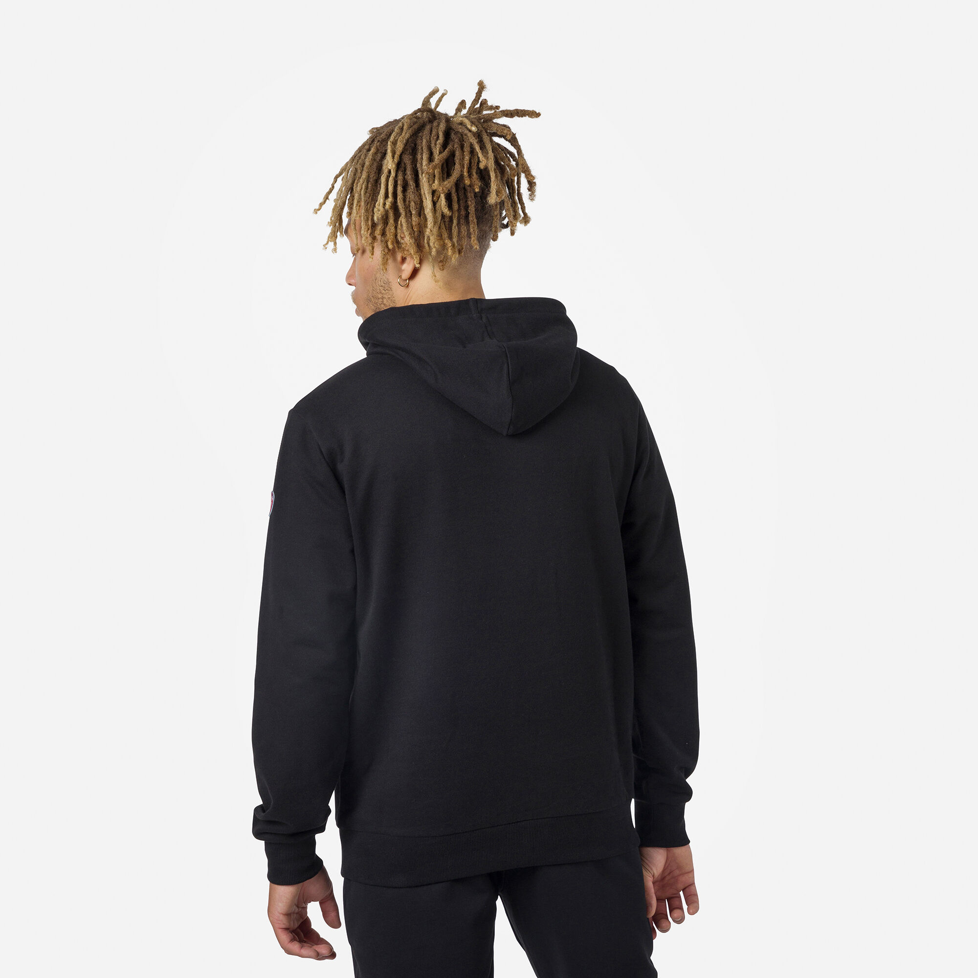 Sweat à capuche molletonné Logo Homme