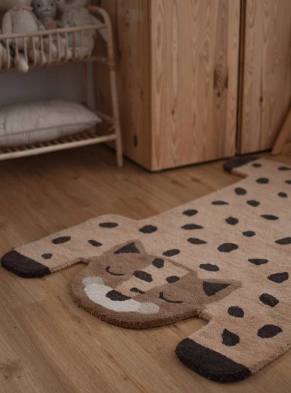 Tapis léopard 90x125cm KUMAKO