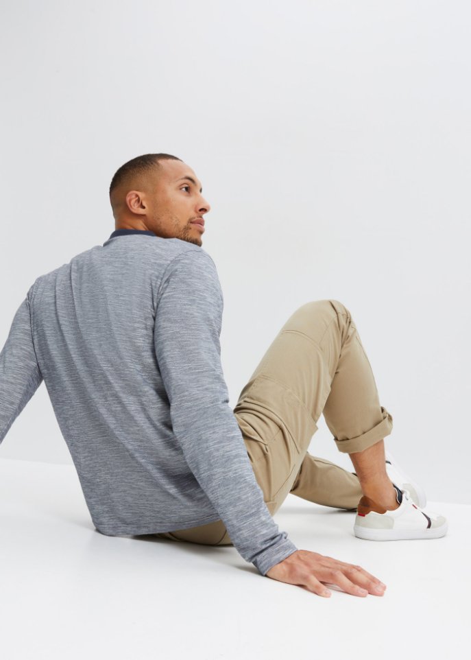 Poloshirt, Langarm