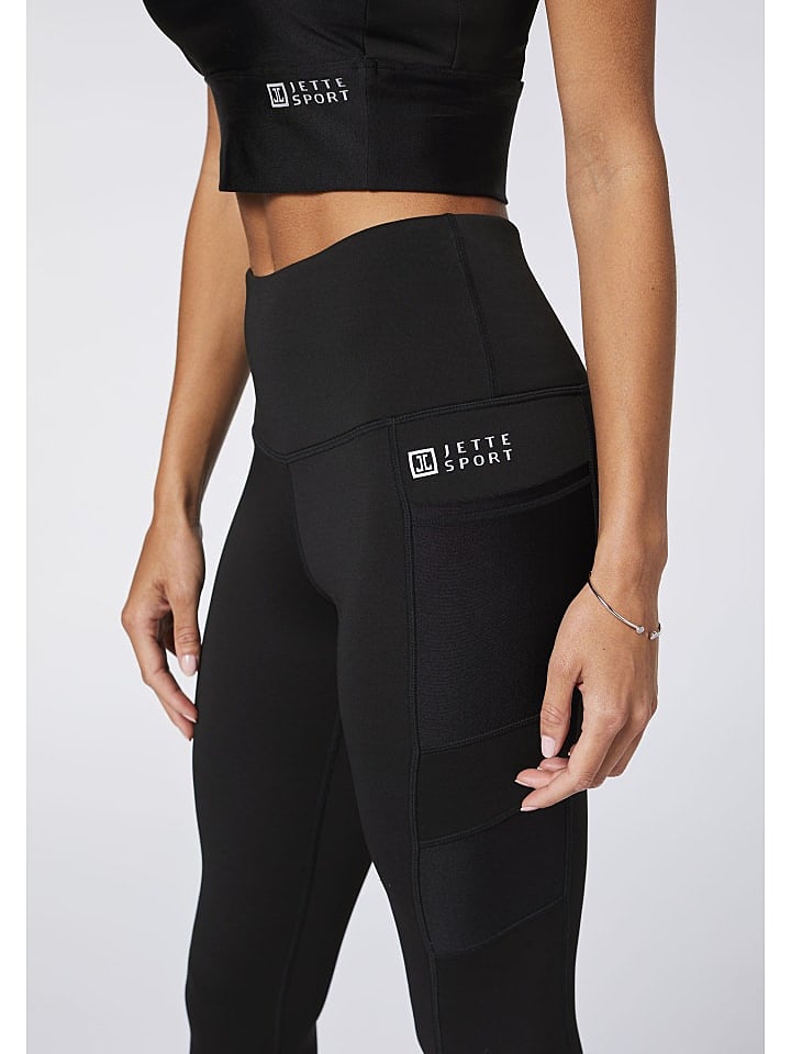Jette Sport Sportleggings in Schwarz günstig kaufen 40-42