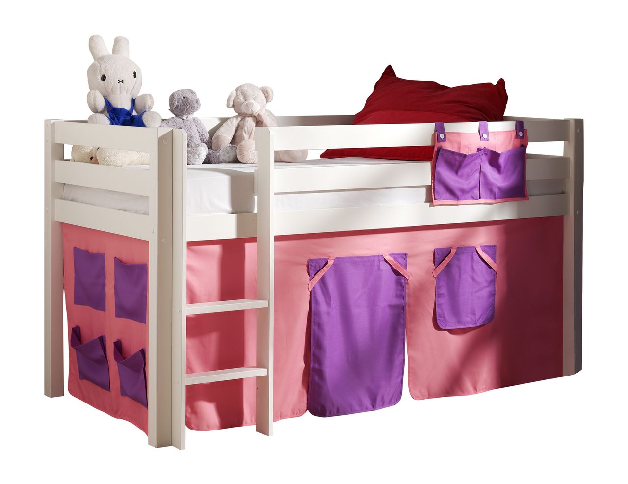 VIPACK Spielbett Pino mit Textilset 