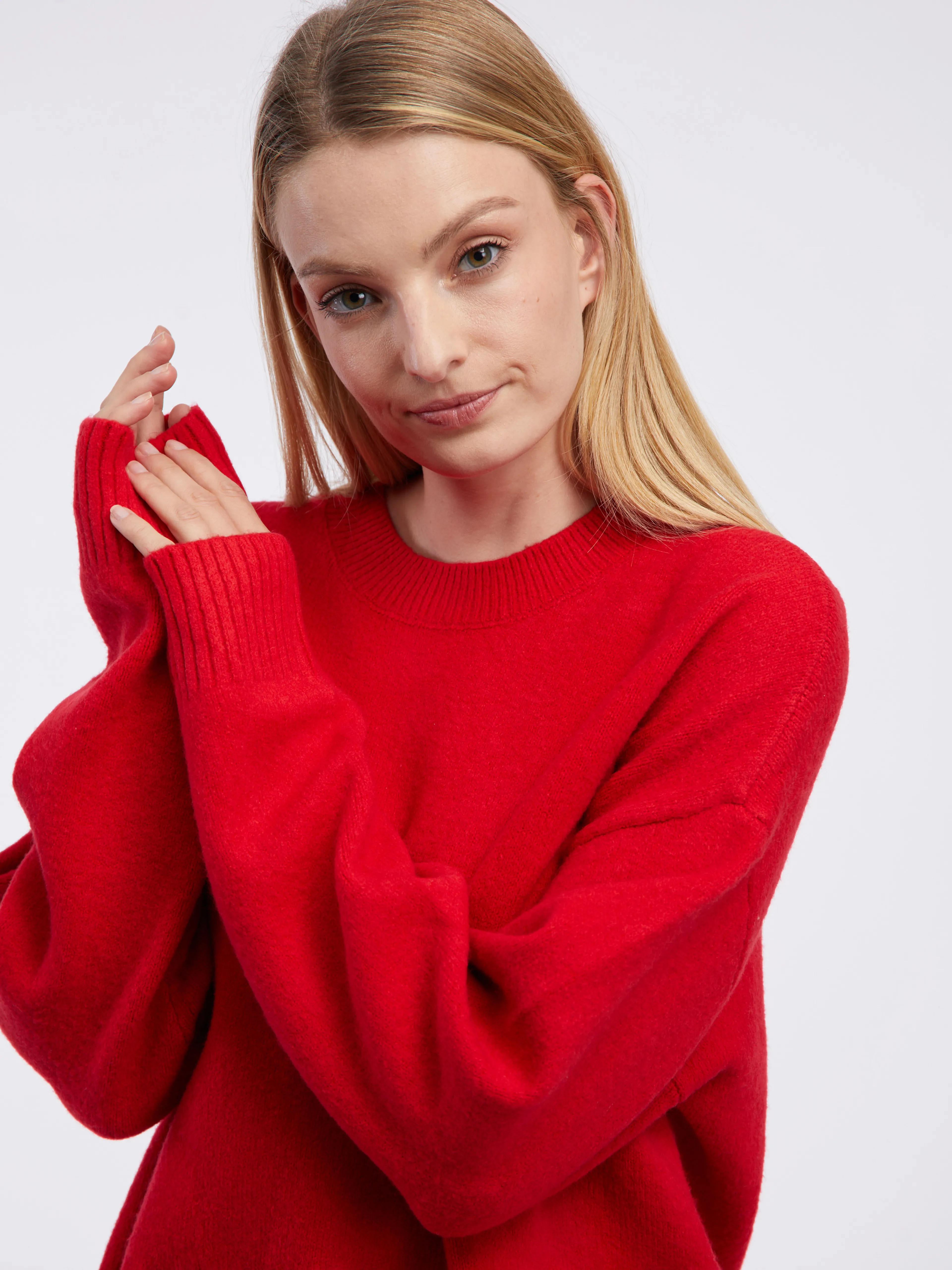 Roter Damenpullover ORSAY