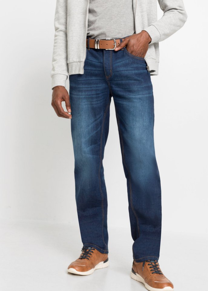 Classic Fit Stretch-Jeans, Straight