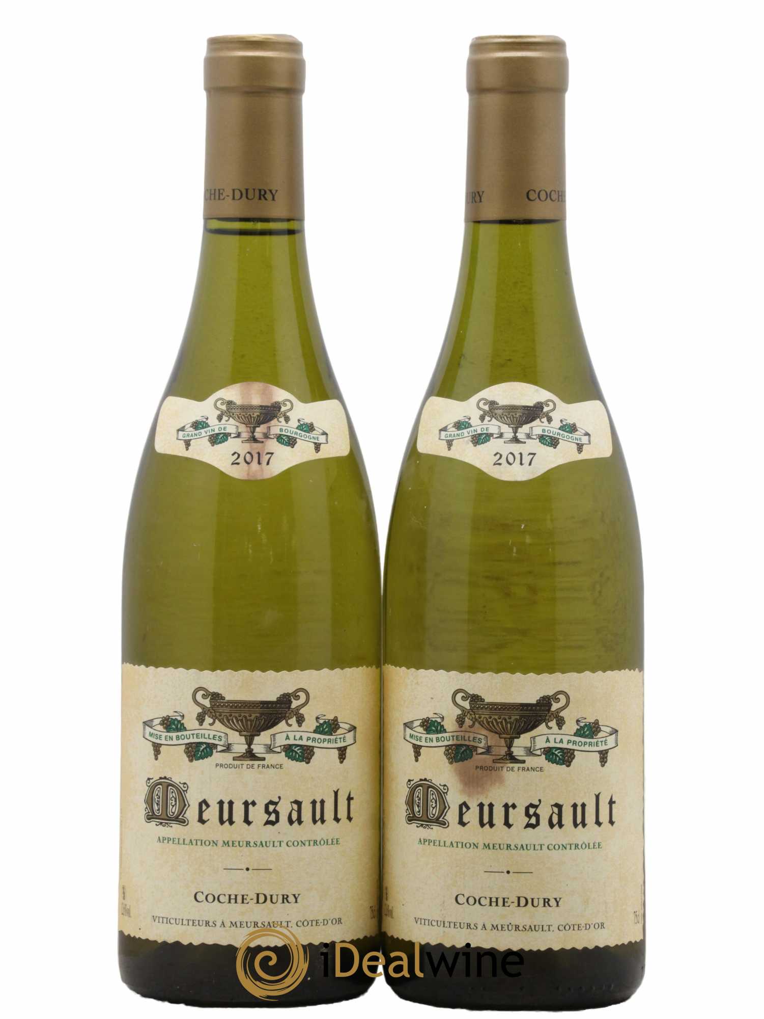 Meursault Coche Dury (Domaine)  2017 - Lot de 2 Bouteilles