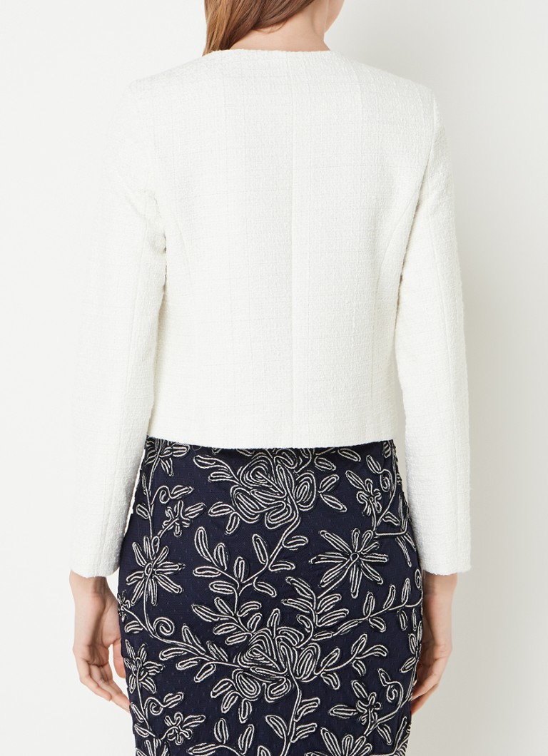 Jachetă din tweed Ripley Phase Eight Ivory 08