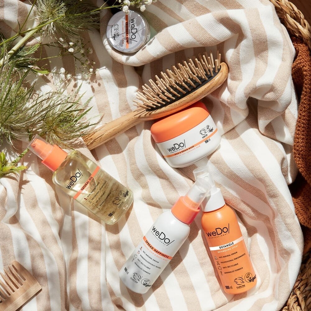 wedo Après-shampoing Vegan Hydratation et Brillance pour cheveux normaux et abîmés Après-shampooing vegan sans silicone sans colorants pour cheveux normaux abîmés