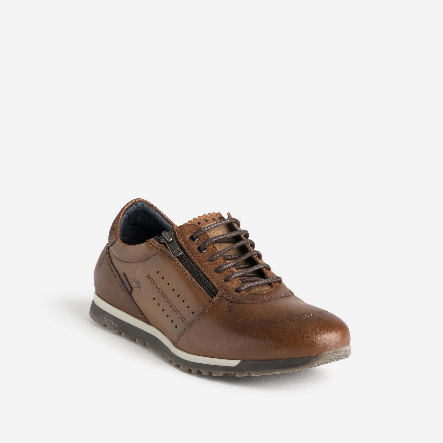 Tennis FLUCHOS marron en cuir