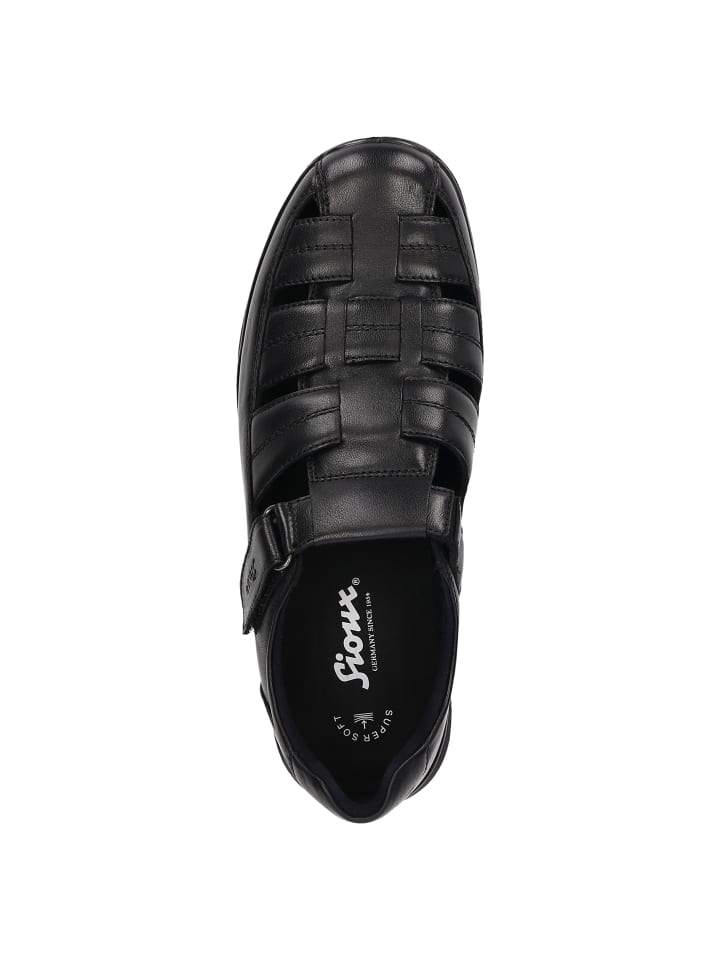 Sioux Sandale Romedius-703 in schwarz günstig kaufen