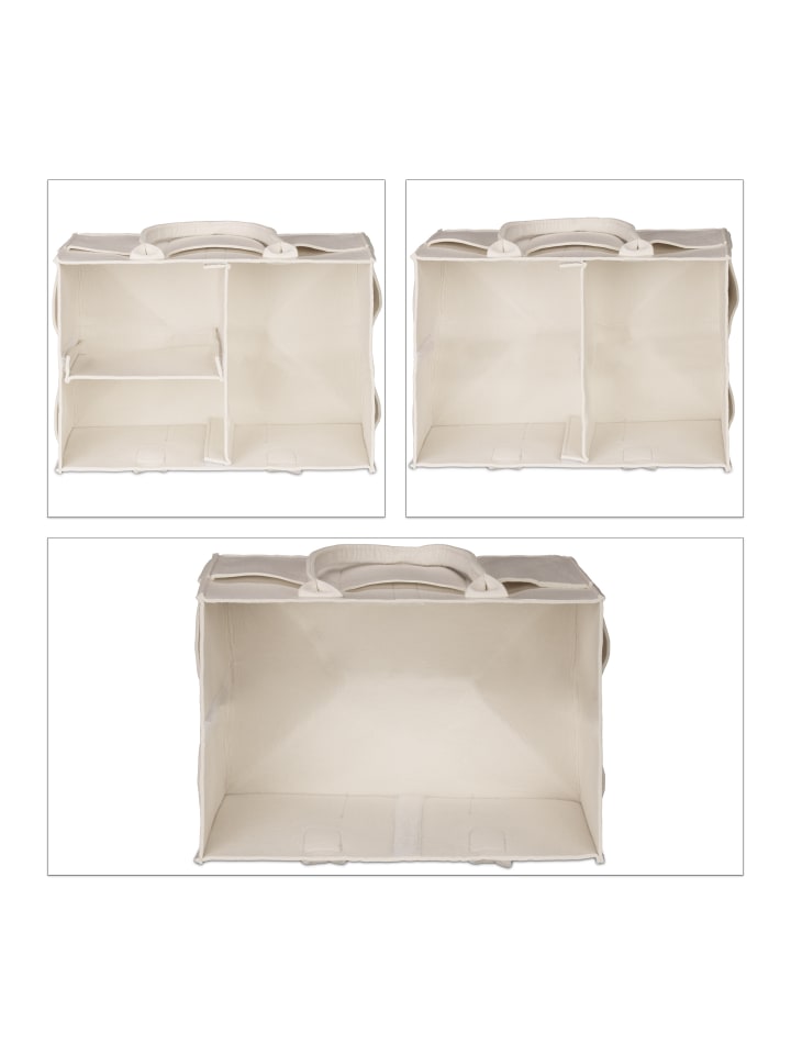 relaxdays Baby-Windel-Caddy in Beige günstig kaufen onesize