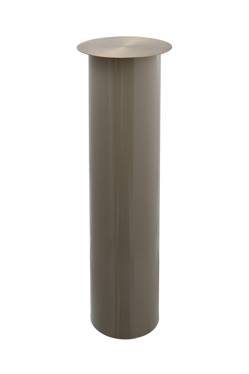 Kayoom Bodenkerzenständer Art Deco 195 Taupe / Gold