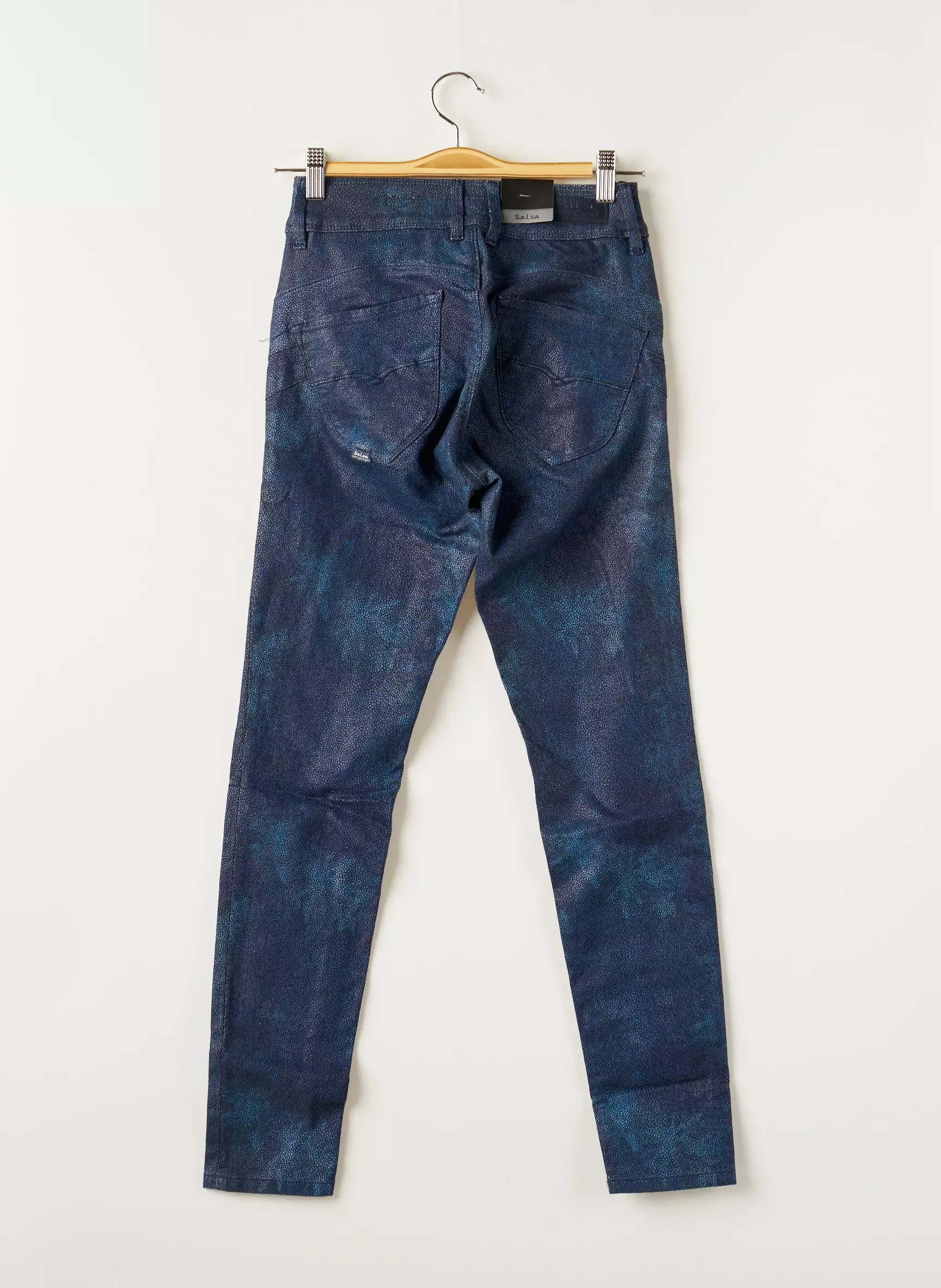 Salsa Pantalons Slim Femme couleur bleu