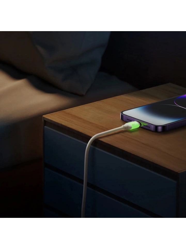 COFI 1453 Joyroom S-A53 30W USB-C - Lightning Kabel  fluoreszierender in Beige günstig kaufen