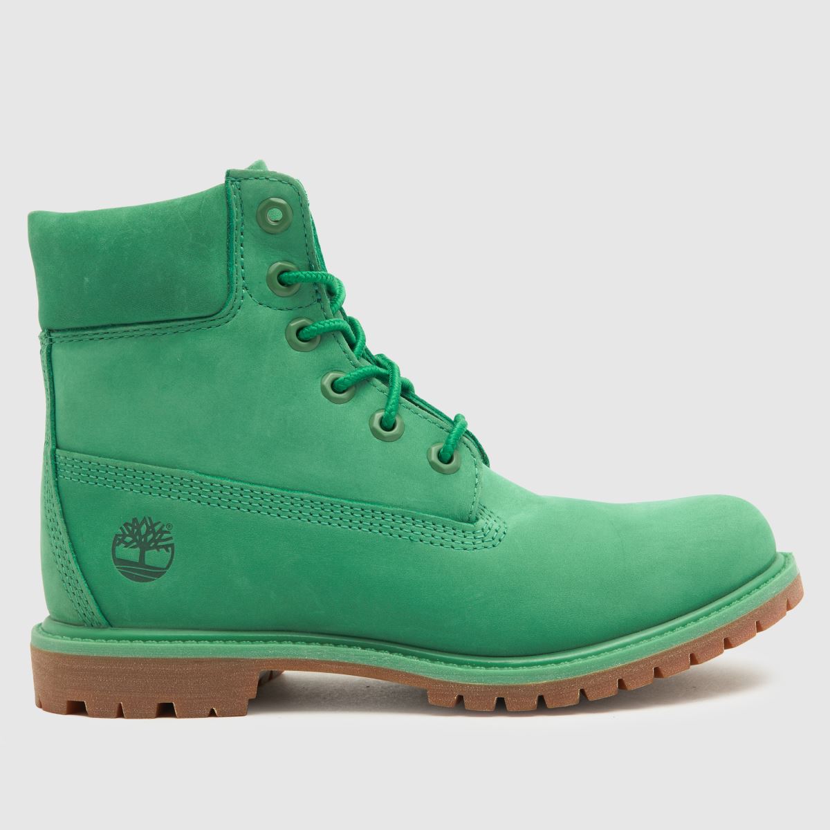 Timberland prémium 6 hüvelykes csizma zöld színben