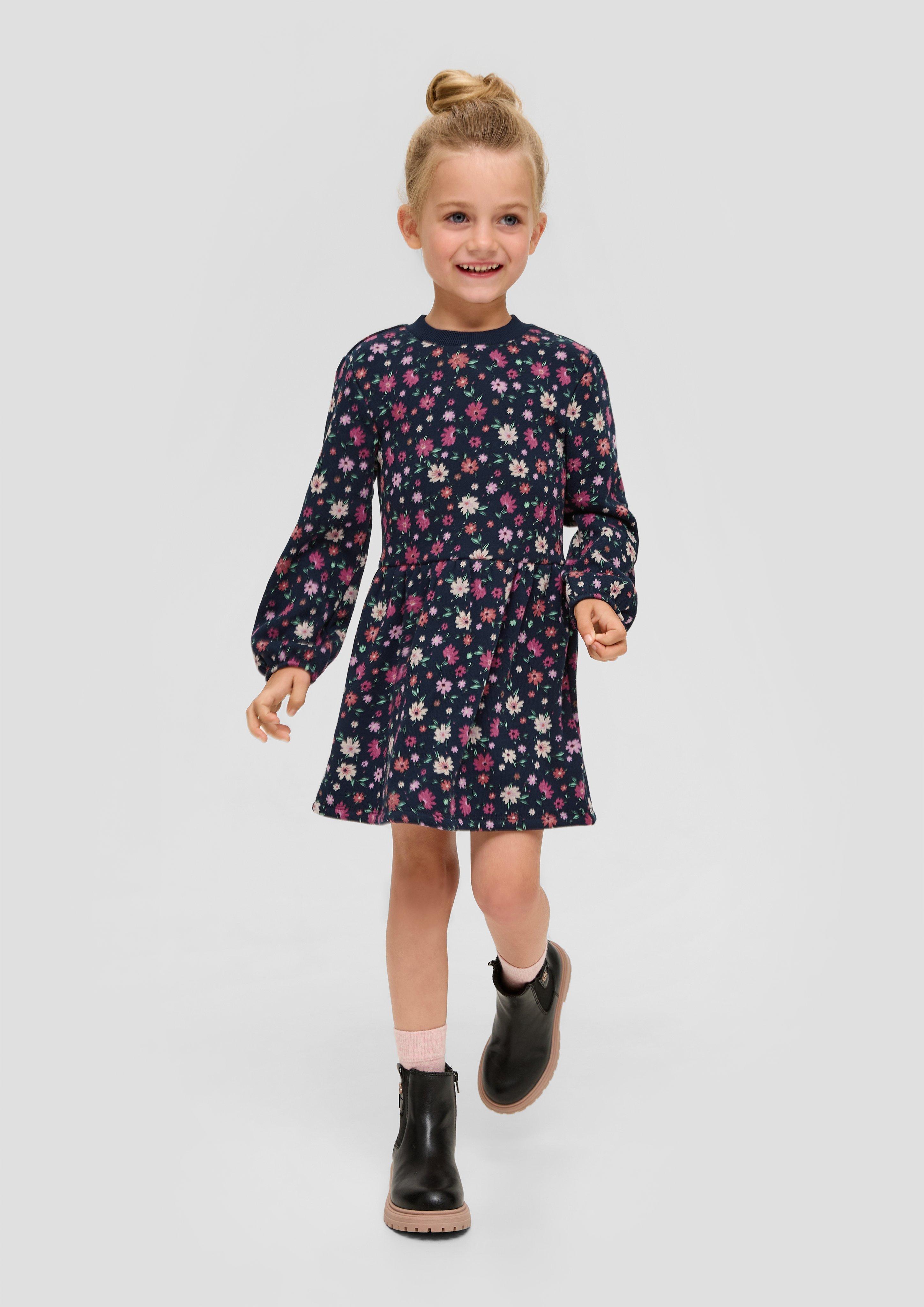 Thermofleece-Kleid mit Allover-Print  2133923-59A3