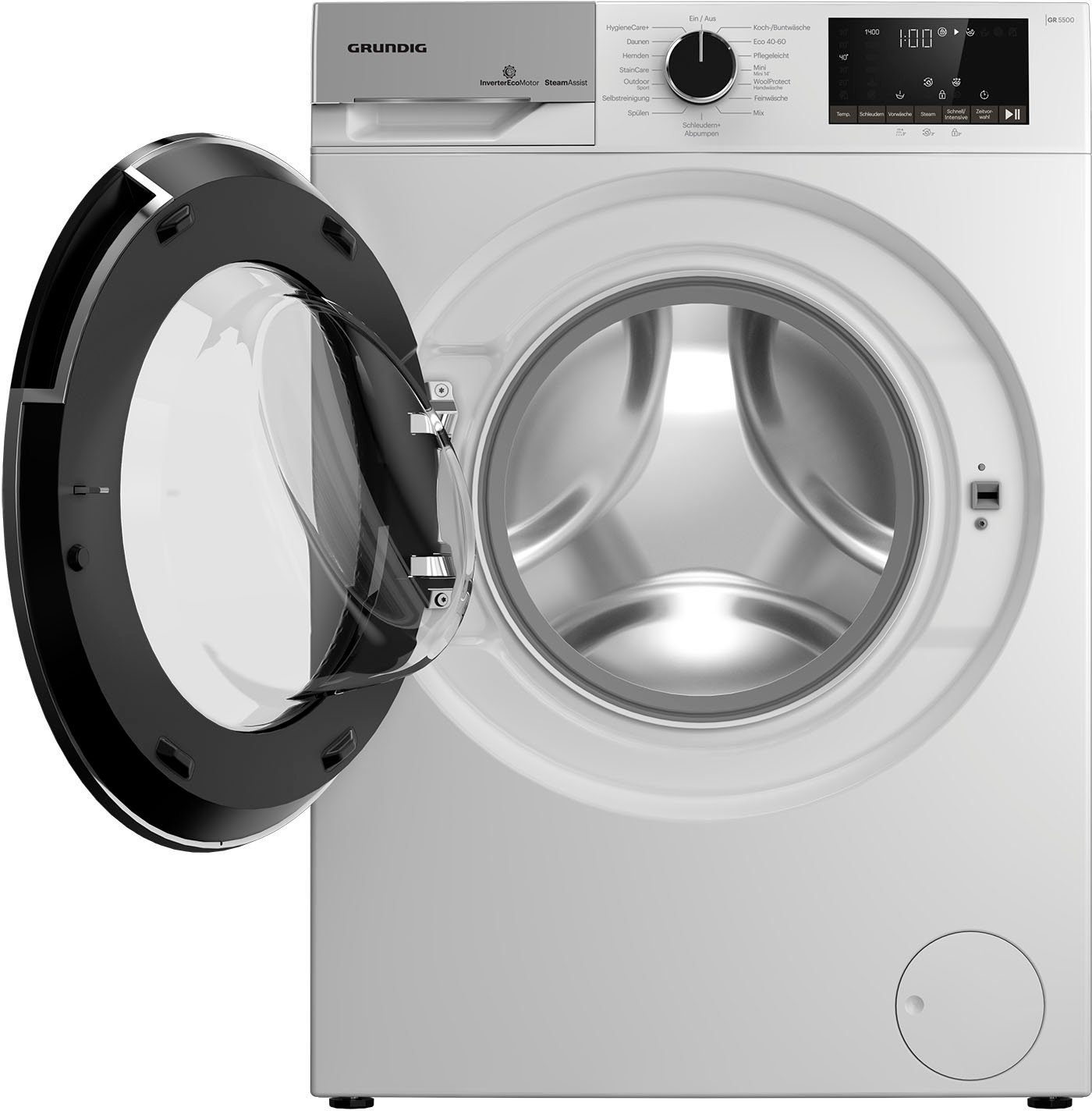 Grundig Waschmaschine GW5P58410W, 8 kg, 1400 U/min