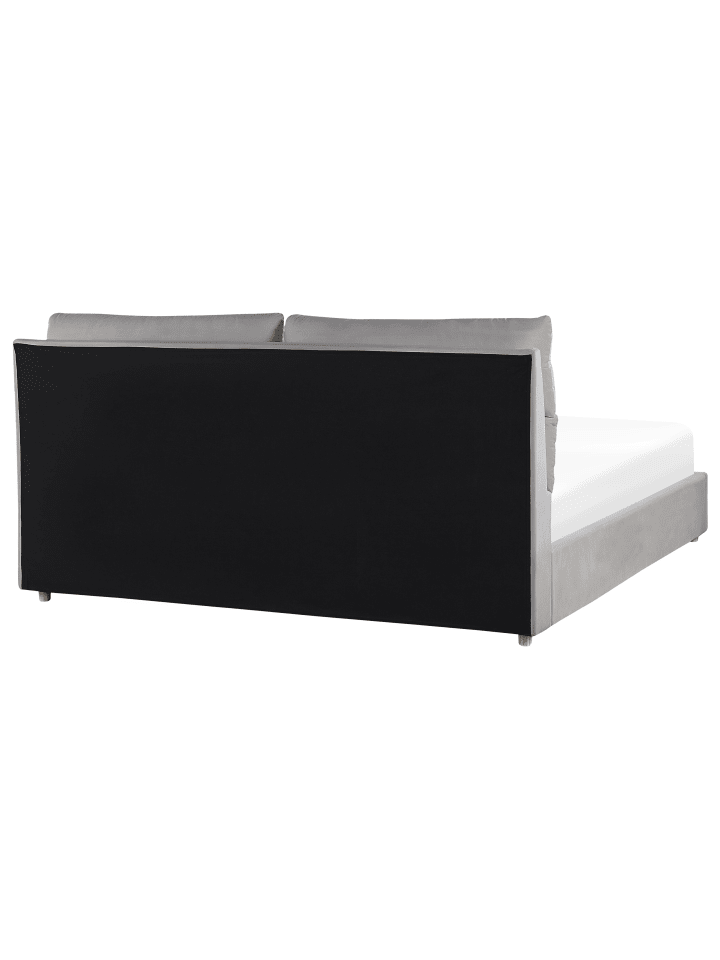 Beliani Doppelbett BATILLY in Grau - (W) 194 x (H) 105 x (L) 224 cm günstig kaufen onesize