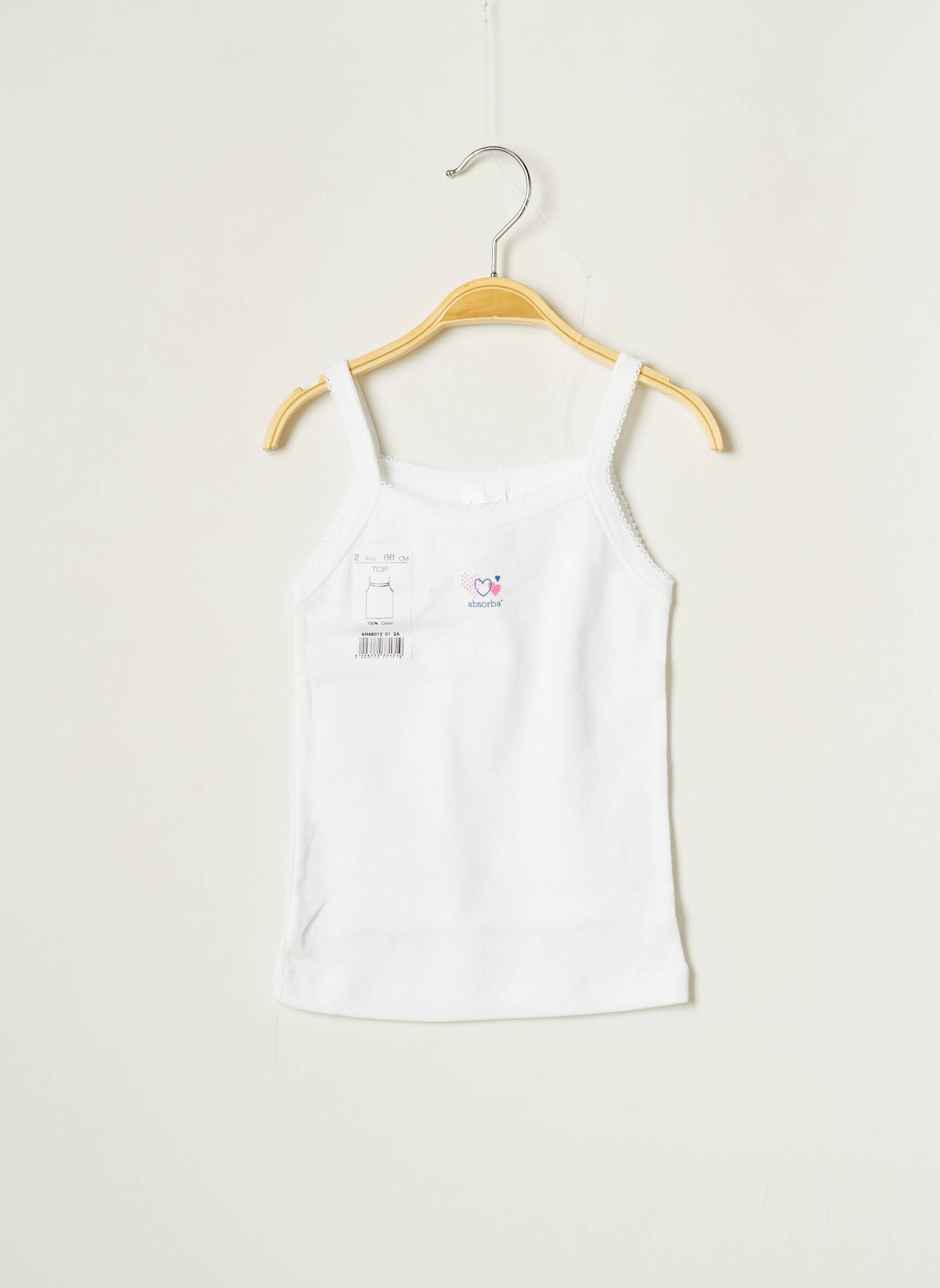 Absorba Tshirts Fille couleur blanc