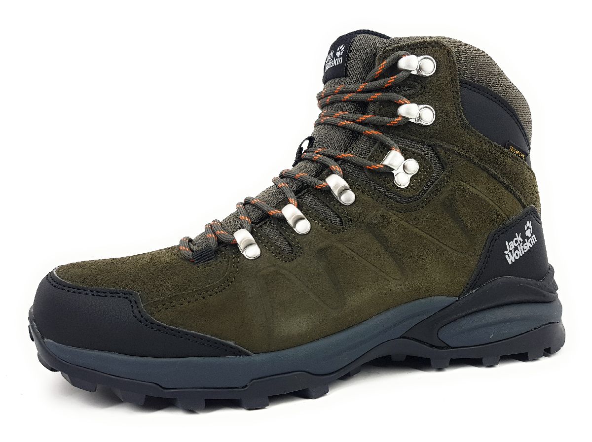 Jack Wolfskin Refugio Texapore Mid M 4049841-4287 Grün 4287 Khaki/ Phantom