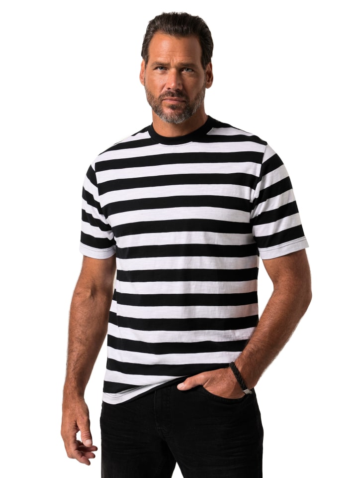 JP1880 Kurzarm T-Shirt in schwarz günstig kaufen