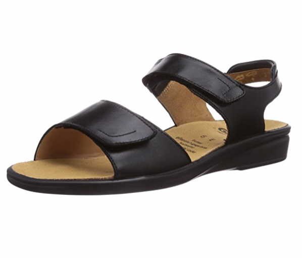 GANTER Komfort Sandalen schwarz
