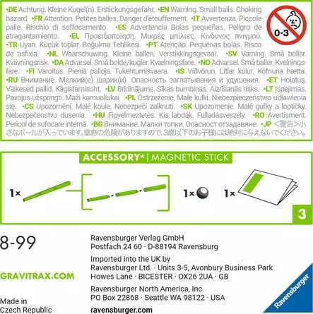 Gravitrax Accessory Magnetic Stick - Kugelbahn-Erweiterung für Kinder ab 8 Jahren