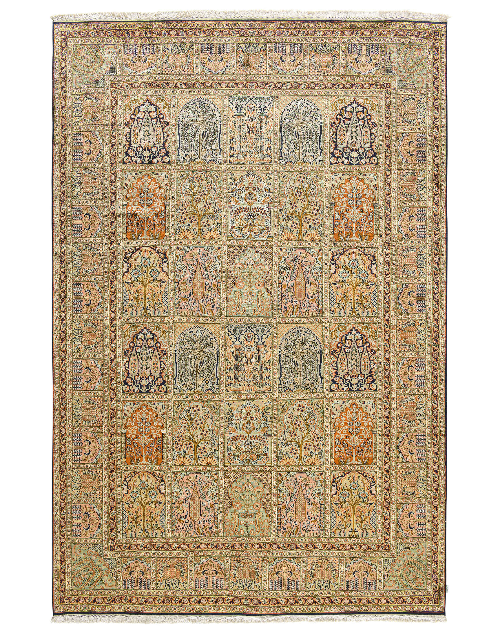 Kaschmir Seide 18/18 ca. 201 x 307 cm, Unikat / Einzelstück